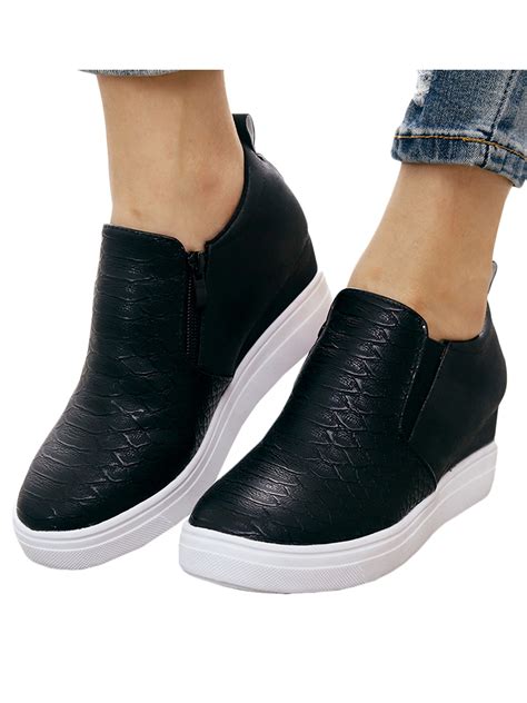 wedge slip-on sneakers